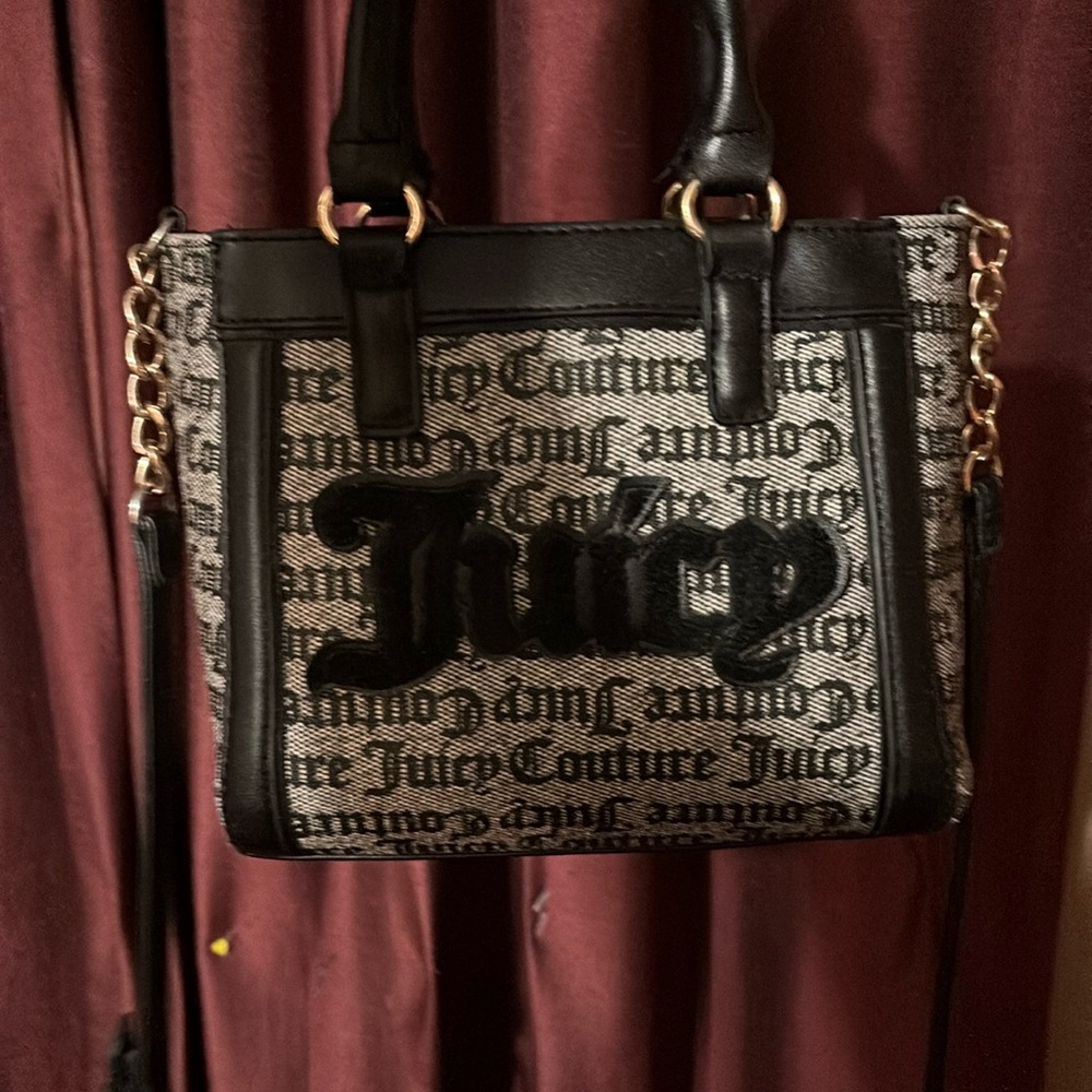 Juicy Couture black paparazzi crossbody shoulder bag